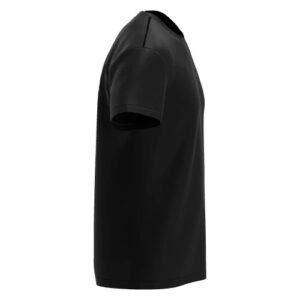 Playera negra de algodón